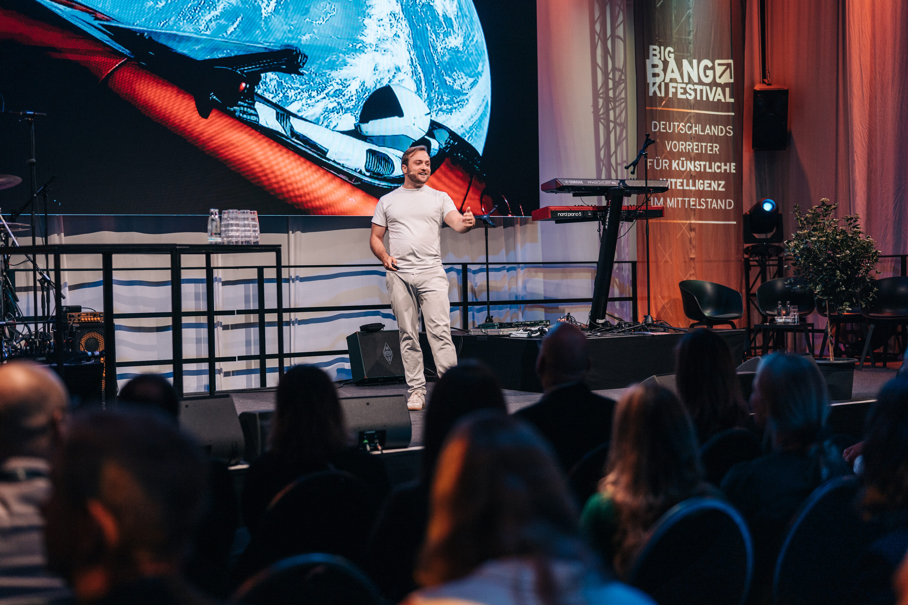 Dr. Sven Jungmann beim Big Bang Health Festival